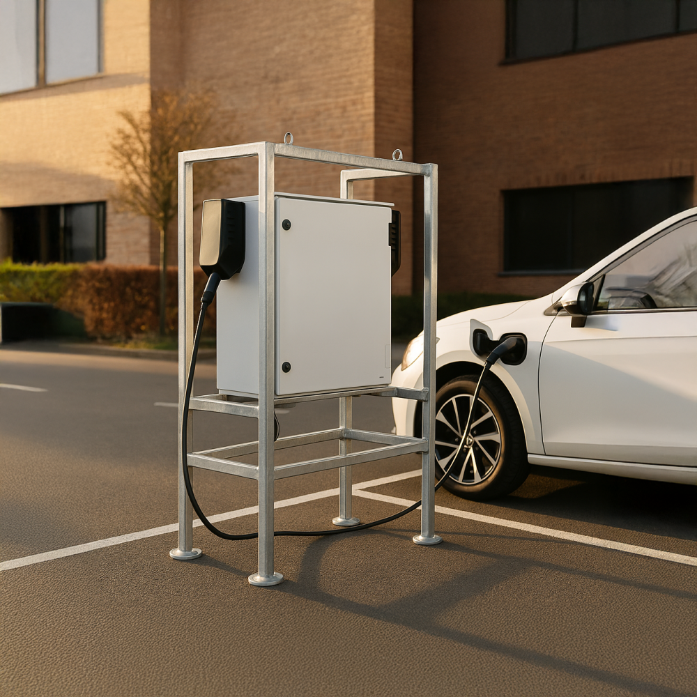 solvo laadpaal parking KMO industrial